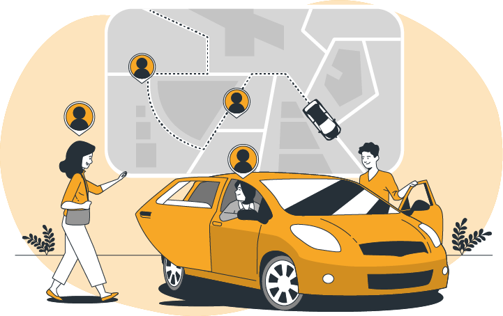 Taxi Illustration